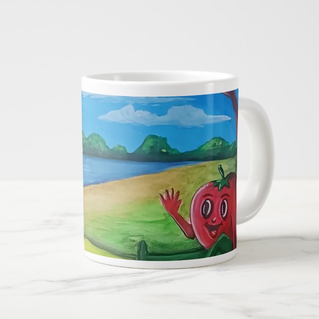 Tomato friends painting mug (Front Right)
