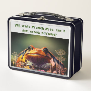 Tomato Frog  Metal Lunch Box