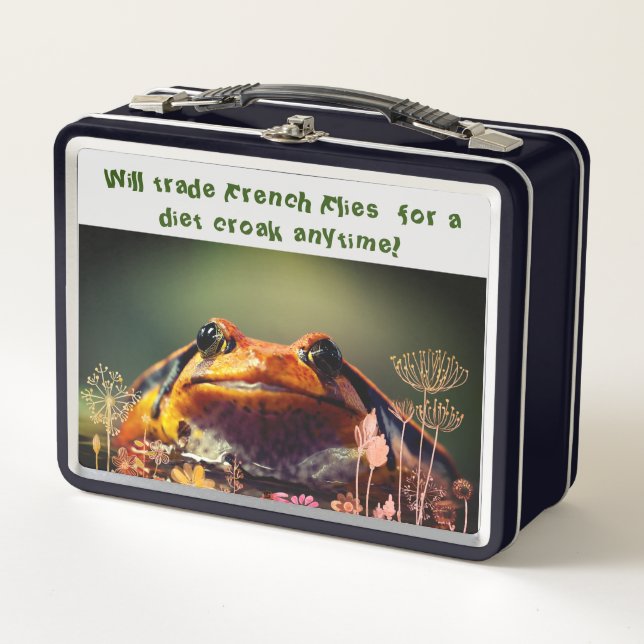 Tomato Frog  Metal Lunch Box (Front)