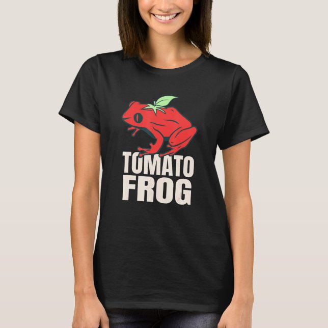 Tomato Frog Reptile and Amphibian For Zookeeper An T-Shirt (Front)