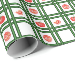Tomato Gardening - Fresh Tomatoes Gardener Wrapping Paper
