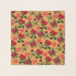 Tomato Girl Aesthetic Vintage Vegetable Gold Rose Scarf<br><div class="desc">If you’re living your best Tomato Girl life,  then these vintage vegetable print scarves are perfect for your leisurely lifestyle! With a chic rose and tomato pattern these are cosy cute and chic accessories.</div>