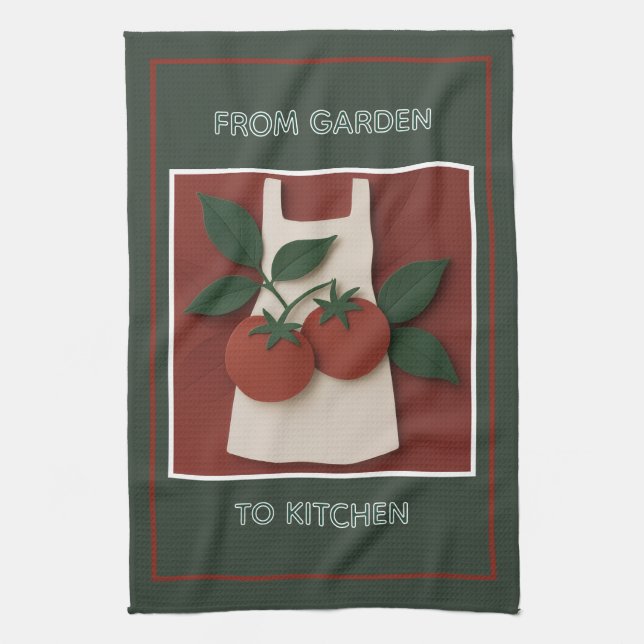  Tomato Harvest Tea Towel (Vertical)