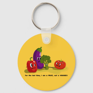 Tomato humour key ring