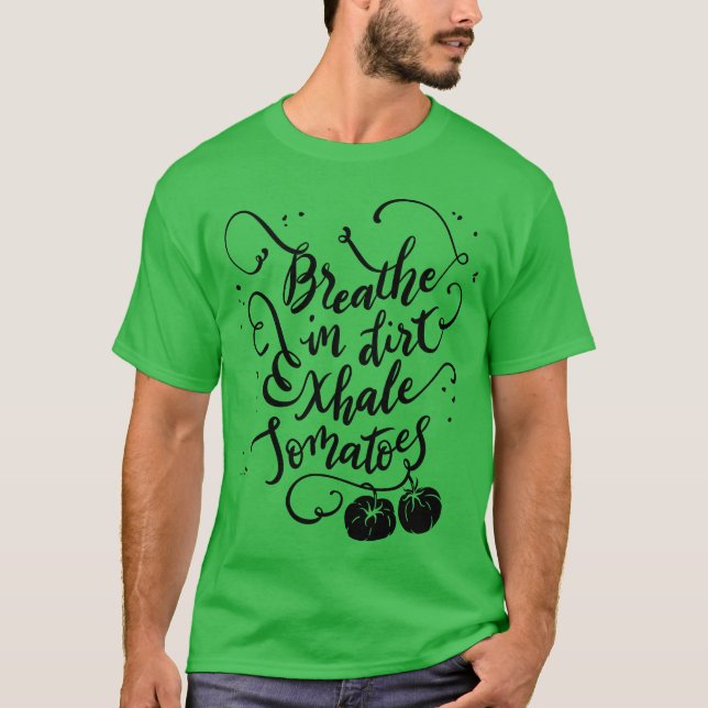 Tomato Lover Gardener Growing Foodomatoes friends T-Shirt (Front)