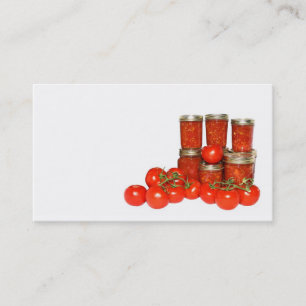 Tomato preserves business card