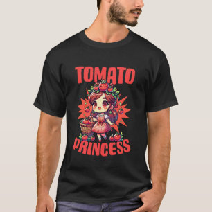 Tomato Princess Fruit Garden Vegan Tomato Lover Ga T-Shirt