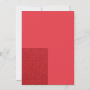 Tomato Red Bottom Block Card – Customisable