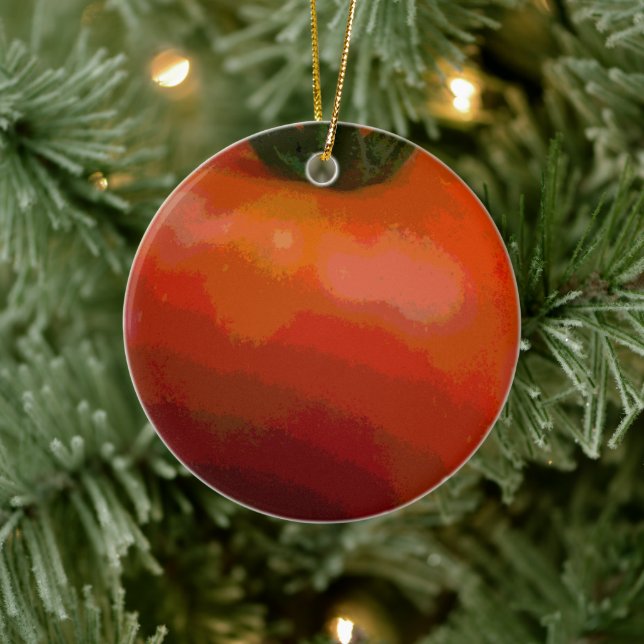 Tomato Red Ceramic Tree Decoration (Tree)