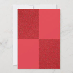 Tomato Red Chequered Card – Customisable Flat Desi