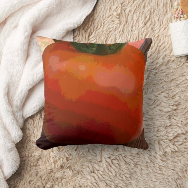 Tomato Red Cushion (Blanket)
