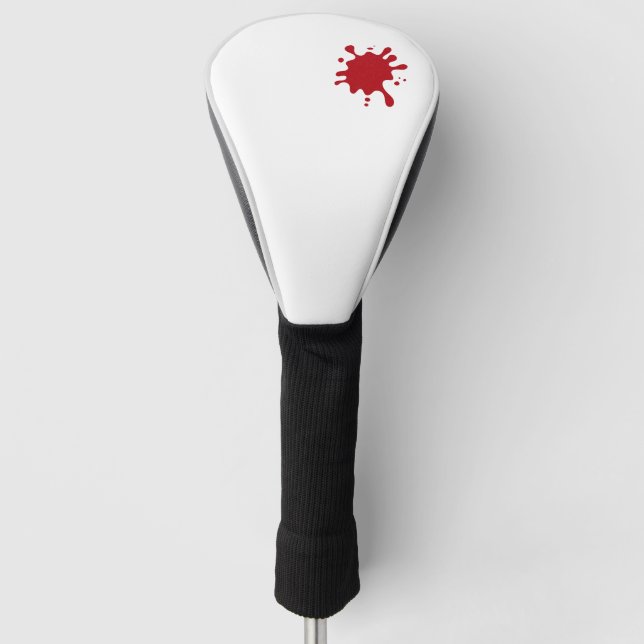Tomato Red Custom Driver Head Cover (Front)
