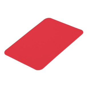 Tomato Red Custom Flexible Photo Magnet