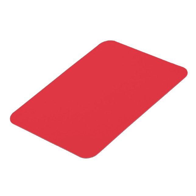 Tomato Red Custom Flexible Photo Magnet (Left Side)