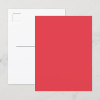 Tomato Red Custom Postcard Invitation