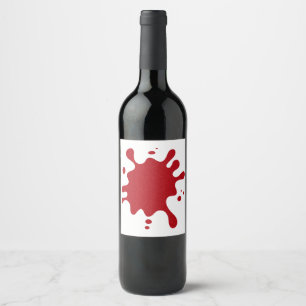 Tomato Red Custom Wine Label