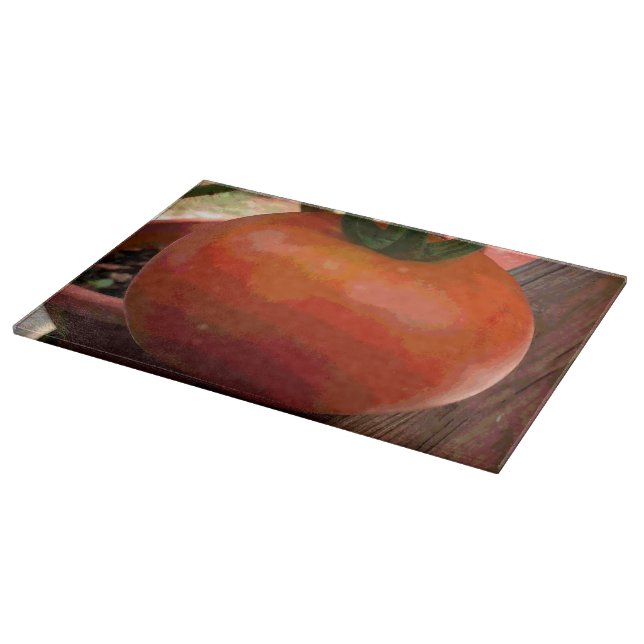 Tomato Red Cutting Board (Corner)