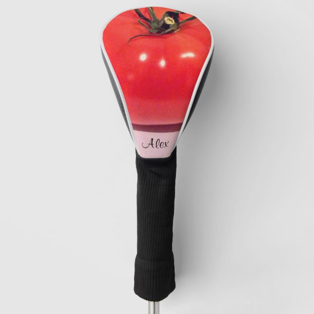Tomato Red Delicious (Name) 4Alex Golf Head Cover (Front)