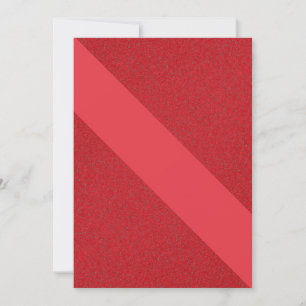 Tomato Red Diagonal Stripe Card – Customisable