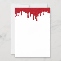 Tomato Red Drip Custom Magnet Card