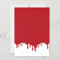 Tomato Red Drip Custom Magnetic Card