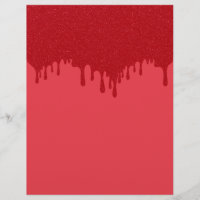Tomato-Red Drip Effect Bulk Flyer – Customisable