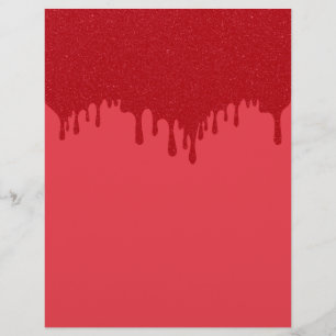 Tomato-Red Drip Effect Bulk Flyer – Customisable