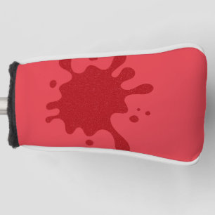 Tomato-Red Drip Putter Cover – Customisable