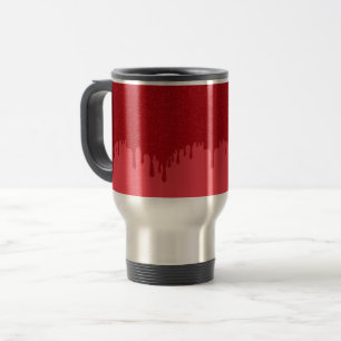Tomato-Red Drip Travel Mug – Custom Bulk Promo