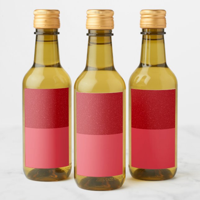 Tomato Red Duo Colour Mini Bottle Label – Customis (Bottles)