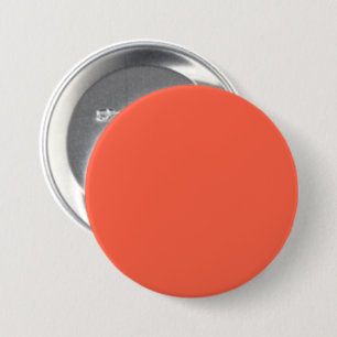 Tomato Red FF6347 Colour with Add Your Name Option 7.5 Cm Round Badge