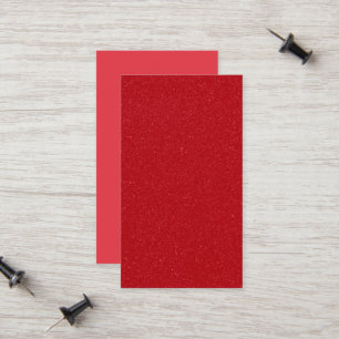 Tomato Red Glitter Calling Card – Customisable