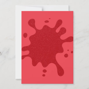 Tomato Red Glitter Splash Magnet – Customisable