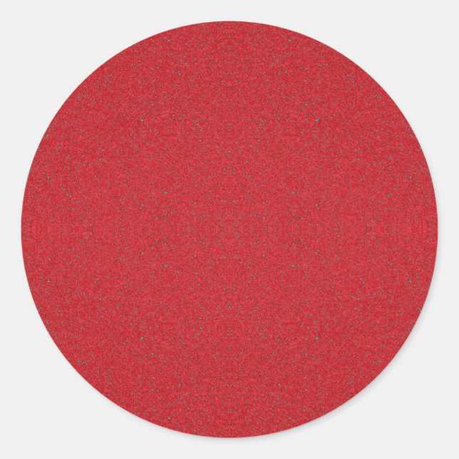 Tomato Red Grain Texture Sticker – Customisable (Front)