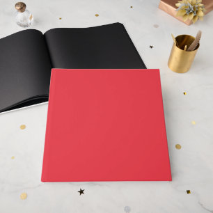 Tomato Red Guest Book with Black Pages – Customise