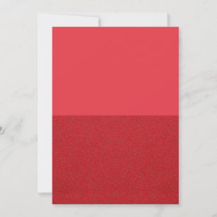 Tomato Red Half Textured Card – Customisable