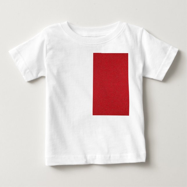 Tomato Red Horizon Baby Jersey Tee – Customisable (Front)