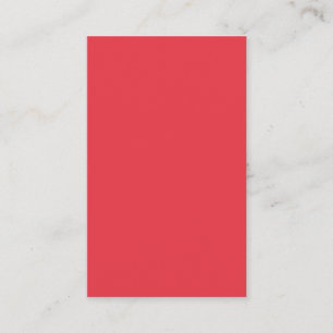 Tomato-Red Matte Business Card Blank – Customise