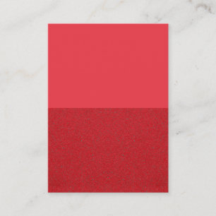 Tomato Red Noise Calling Card – Customisable