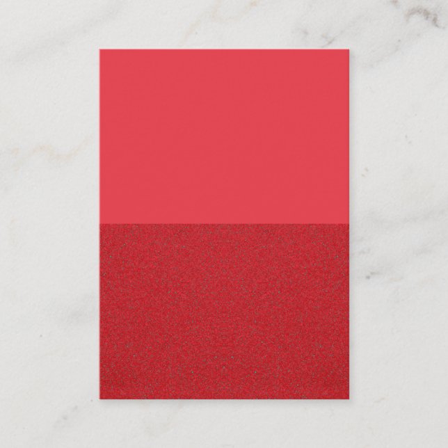 Tomato Red Noise Calling Card – Customisable (Front)