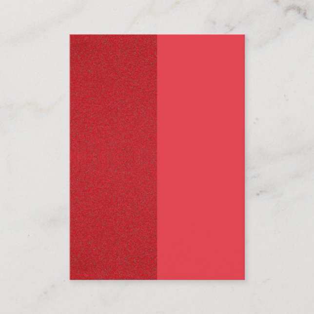 Tomato Red Noise Calling Cards – Customisable (Front)