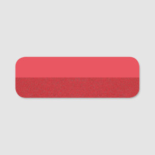 Tomato Red + Noise Effect Label Tag – Customisable
