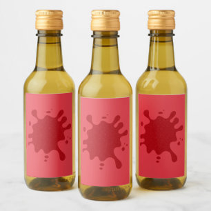Tomato Red Noise Splash Label – Customisable