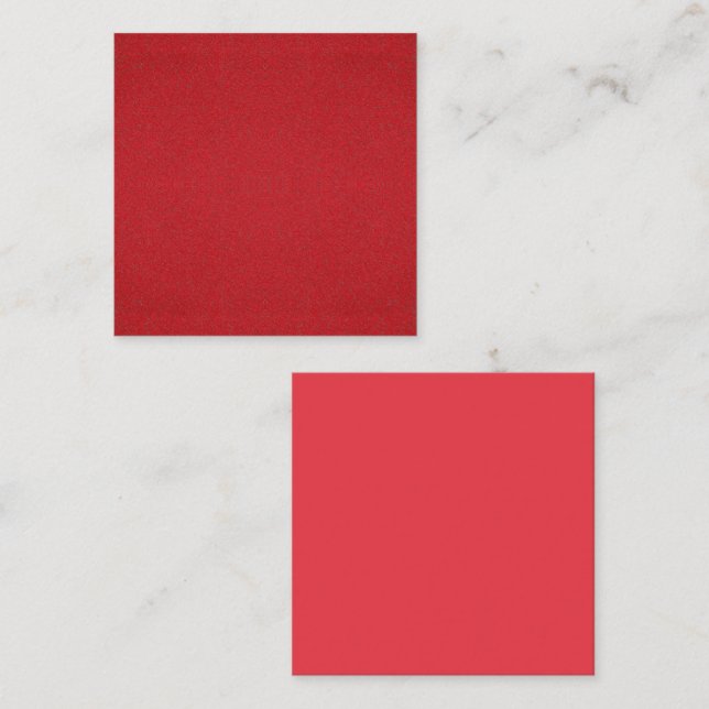 Tomato Red Noise Texture Business Card – Customise (Front/Back)