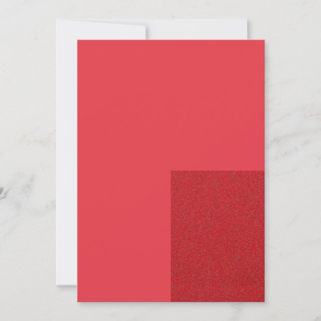 Tomato Red Right Block Card – Customisable (Front)