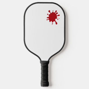 Tomato Red Splatter Pickleball Paddle – Customise