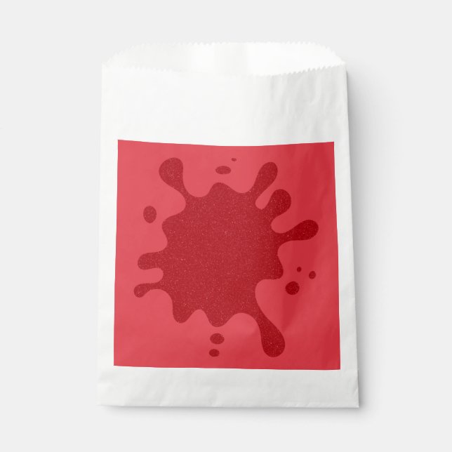 Tomato Red Splatter Treat Bags – Customisable (Front)