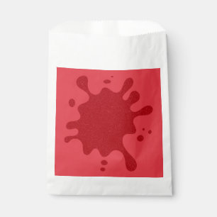 Tomato Red Splatter Treat Bags – Customizable