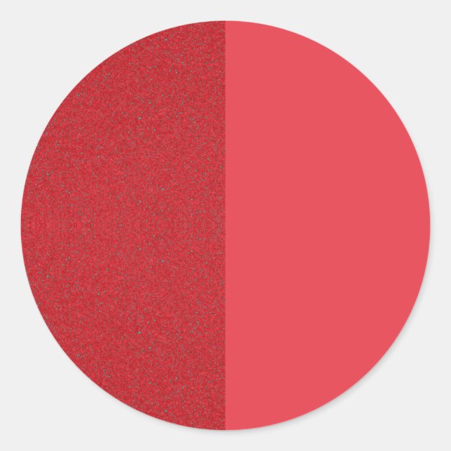 Tomato Red Split Texture Sticker – Customisable (Front)