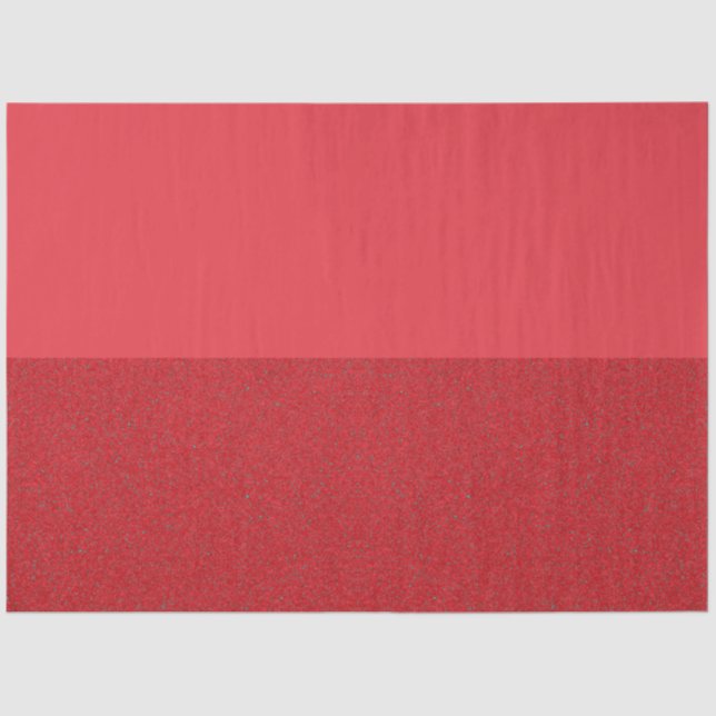 Tomato Red Split Texture Tissue Paper – Customise (Front)